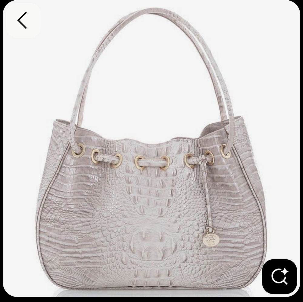 Brahmin Silver Shoulder Bag